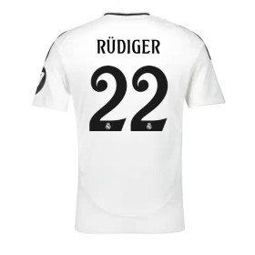 Real Madrid Antonio Rudiger #22 Hemmakläder 2024-25 Kortärmad